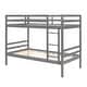 preview thumbnail 28 of 41, Twin Bunk Bed,Wooden,High Guardrail,Ladder,Kids Teens,Dorm Guest