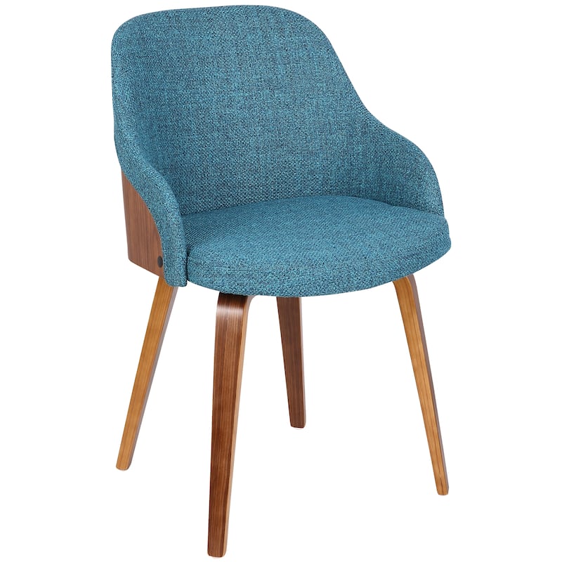 Carson Carrington Duvnas Upholstered Dining/Accent Chair with Bent Wood Legs (Set of 2)