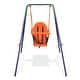 preview thumbnail 2 of 3, vidaXL Toddler Swing Set with Safety Harness Orange