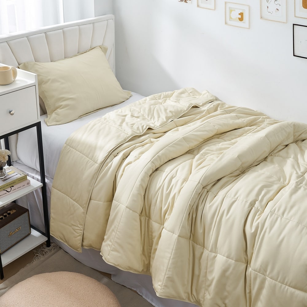 Menopleasing - Coma Inducer® Oversized Cooling Comforter Set - Bleached Sand