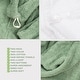 preview thumbnail 56 of 86, American Soft Linen 100% Cotton Hair Drying Towels for Women, Cotton Hair Turban Turkish Towel Wrap, Head Towel Cap for Hairs