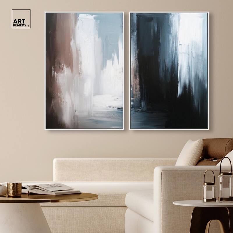 Chiaroscuro Canvas Set of 2 by Art Remedy