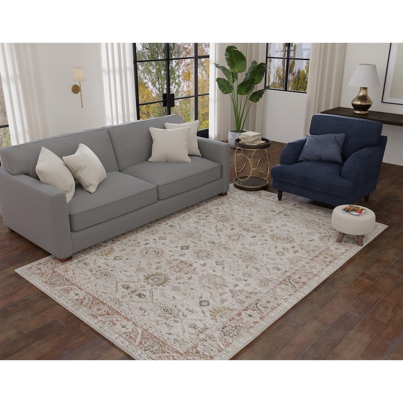 Domani Perch Classic in Neutrals Traditional Area Rug