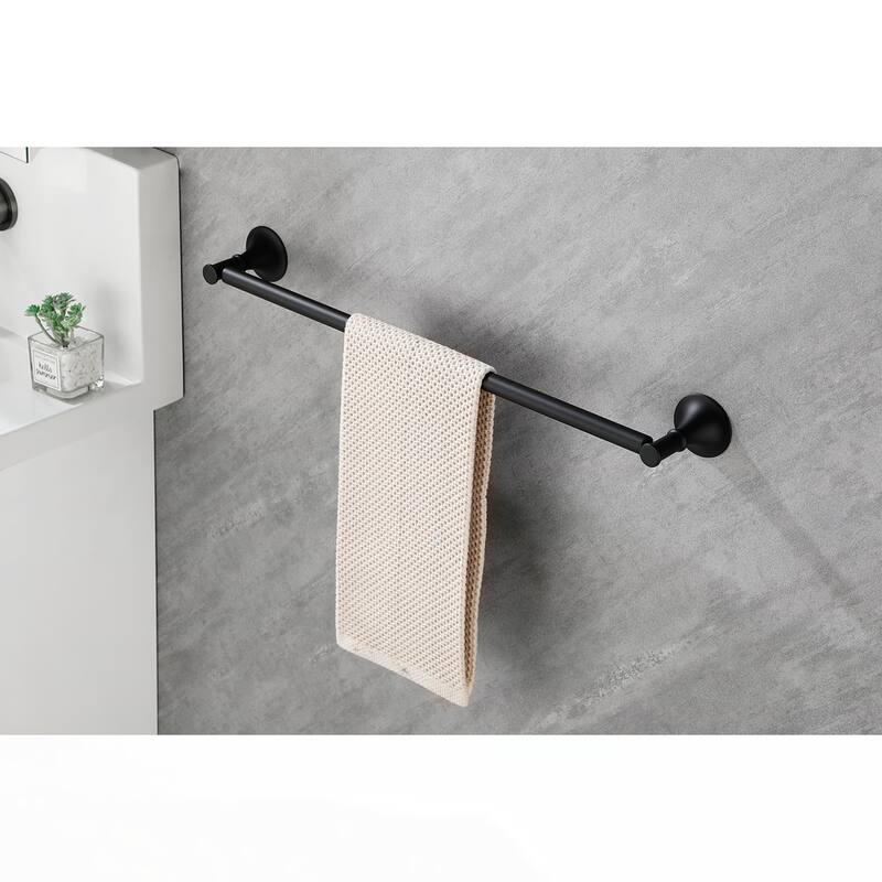 6 Piece Bathroom Towel Rack Set Wall Mount