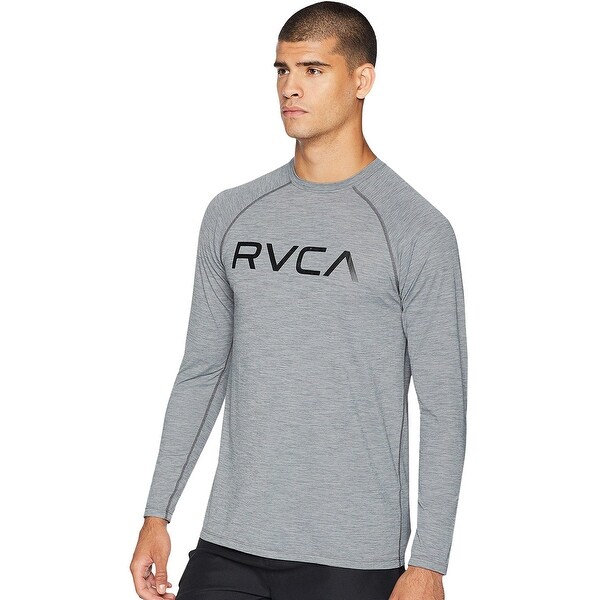 RVCA Mens Micro Mesh Long Sleeve Surf Top
