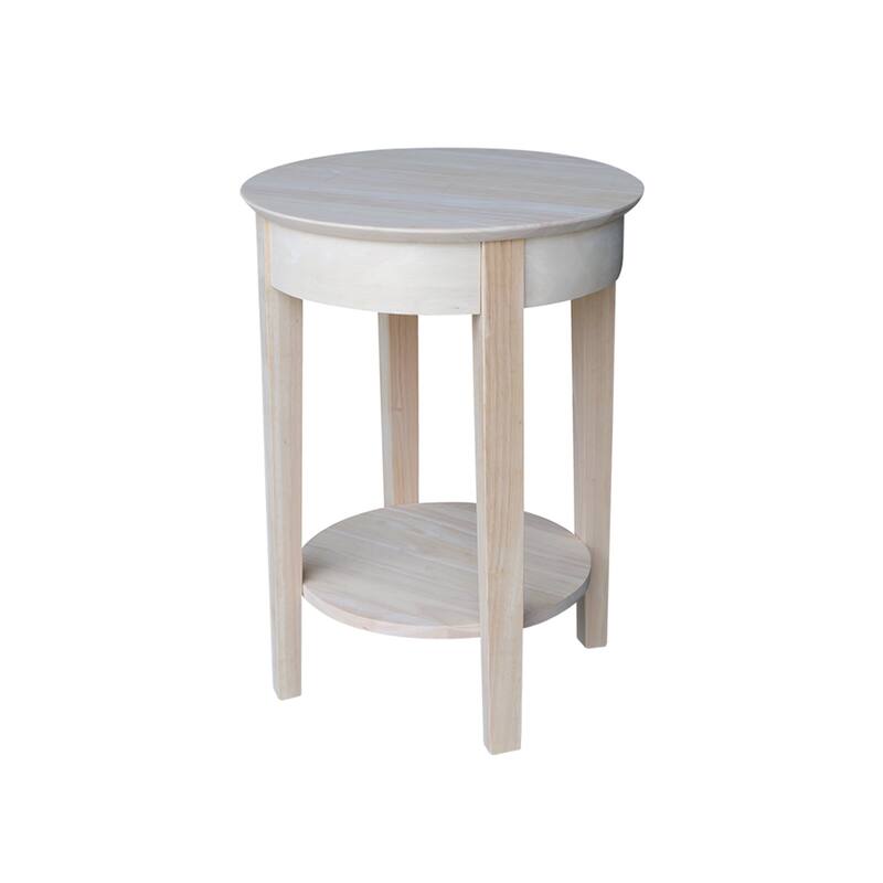 Solid Parawood Philips Accent Table