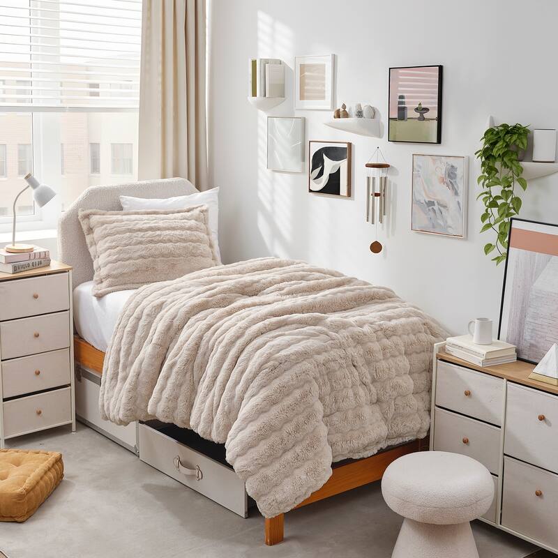 Roll Cakes Chunky Bunny® - Coma Inducer® Oversized Comforter Set - Desert Snowfall - Twin XL