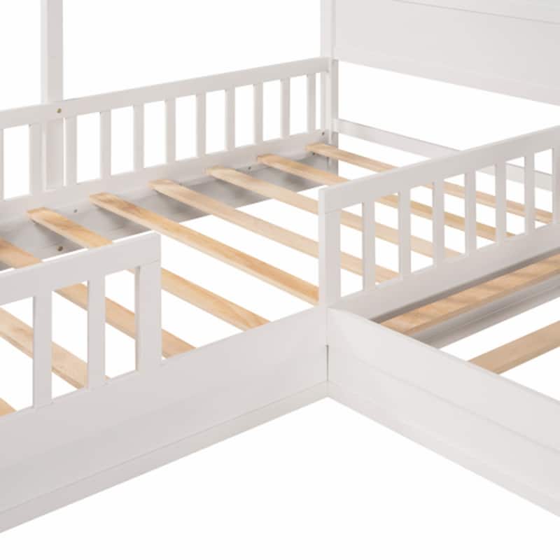 Wood House Bed Twin Size