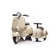 preview thumbnail 1 of 15, 6V Scooter Motorcycle with Side Car for kids,Equipped with an anti-rollover frame, shock-absorbing springs Gray