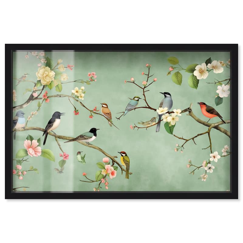 Restful View Shadowbox by Art Remedy - Black - 24" x 16"