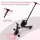 preview thumbnail 19 of 18, Gymax Toddler Tricycle w/Push Handle Adjustable Seat Removable Pedal