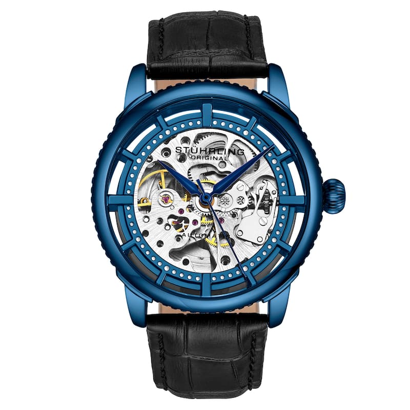 Winchester 3933 Automatic 41mm Skeleton - Blue