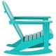 preview thumbnail 73 of 85, POLYTRENDS Laguna Adirondack Eco-Friendly Poly All-weather Outdoor Rocking Chair