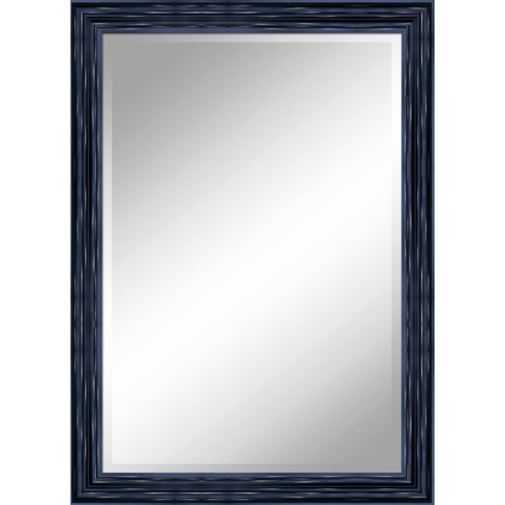 31 X 43 Antique Black Mirror 1" Bevel with 3.5" frame - Antique Black - 31" x 43" x 1"