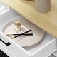 preview thumbnail 9 of 7, HOMCOM Tilt Out Trash Can Cabinet, Farmhouse Kitchen Cabinet with Hidden Trash Can and 2 Drawers for Laundry Room, Pantry