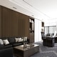 preview thumbnail 31 of 41, 4 Panels 93"x12" MDF Slat 3D Wall Paneling Cover 31 Sq.Ft. - N/A