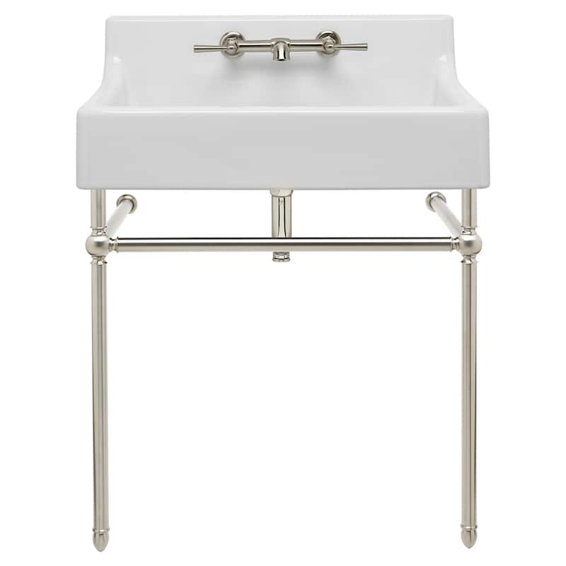 DXV Oak Hill Lavatory Console Stand Only - Less Sink - Brushed Nickel