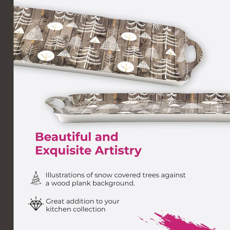 Pimpernel Christmas Trays Set