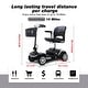 preview thumbnail 25 of 61, 4 Wheel Mobility Scooter Compact 300 Lb Load Bearing Capacity 300w Motor Wheelchair Device For Grown-ups Elderly