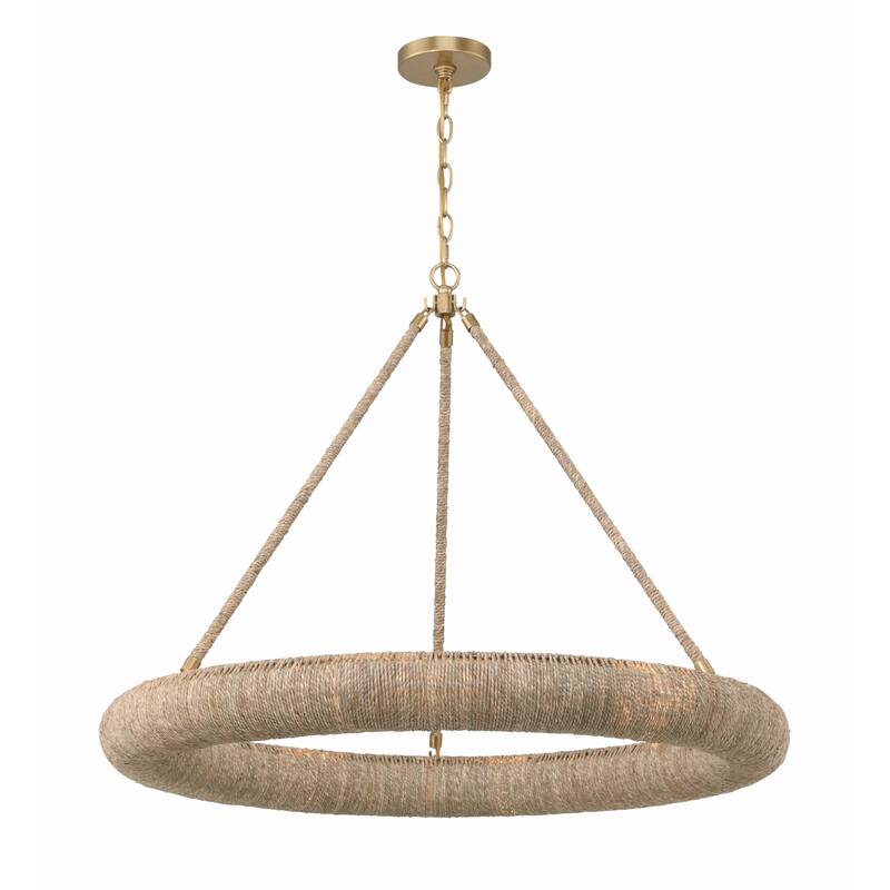 Crystorama Lighting Group OAK-7538 Oakley 8 Light 32" Wide LED Ring