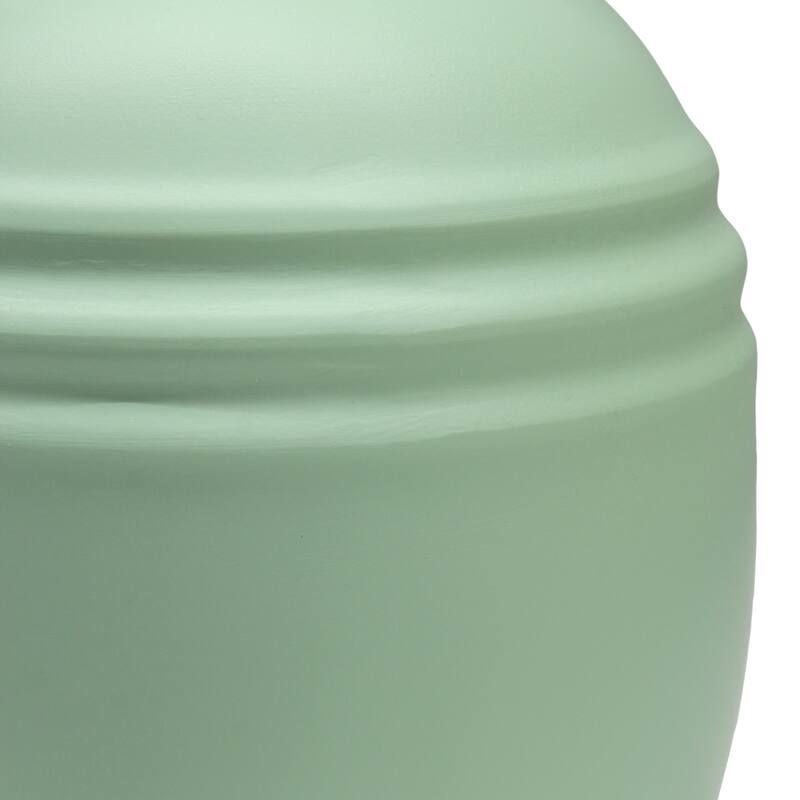 Mini Classic Jar Ceramic Table Lamp with White Drum Shade - 19.5" - Sage Green
