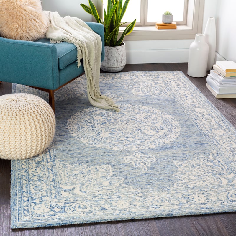 Mandira Handmade Medallion Wool Area Rug