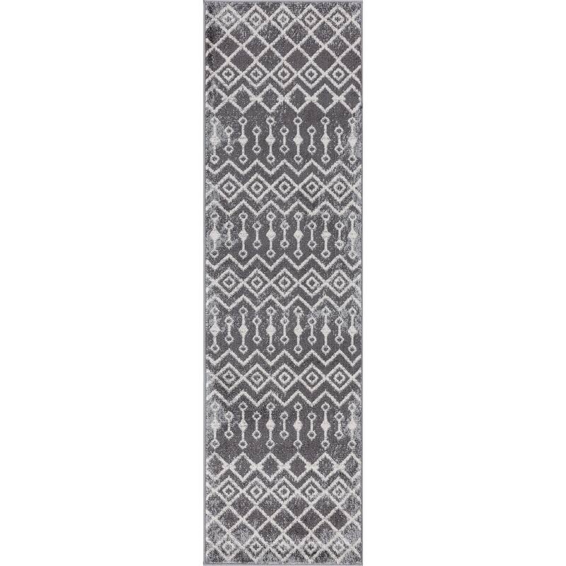 Gematria Moroccan Geometric Indoor Area Rug