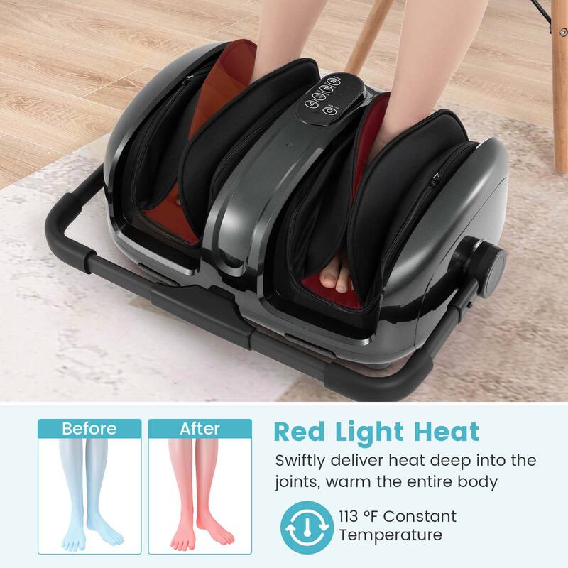 Costway Foot & Calf Massager Vibration Compression Electric Leg - See Details