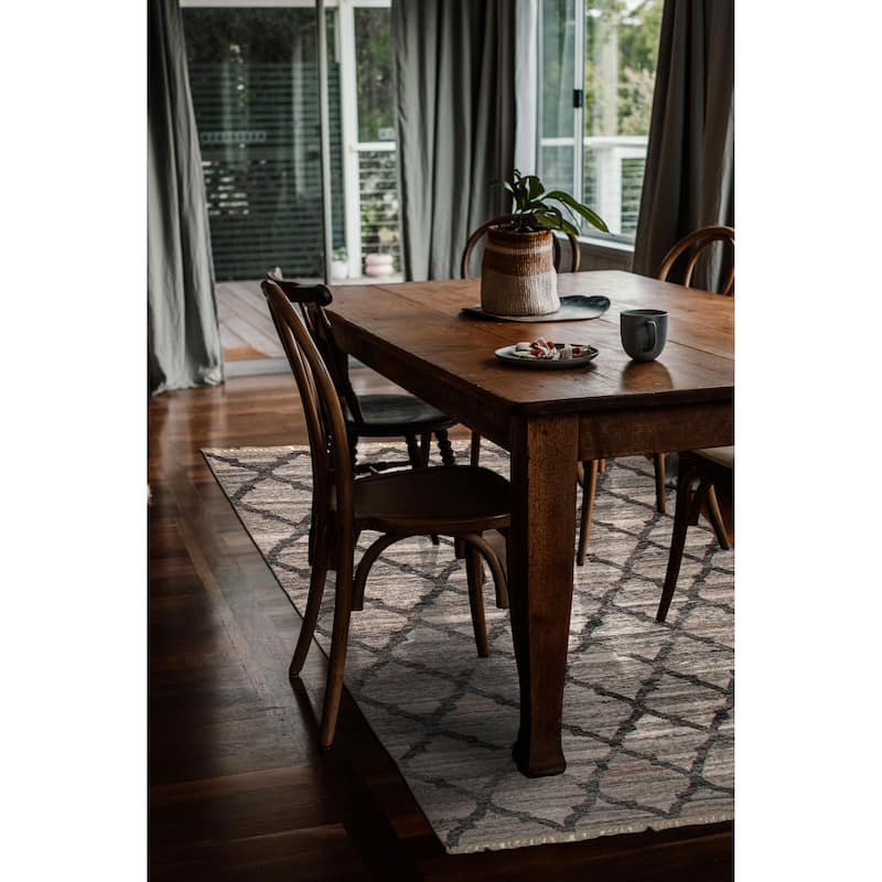 Ankara FW Grey Kilim 5'1" x 7'7" - 5'1 x 7'7