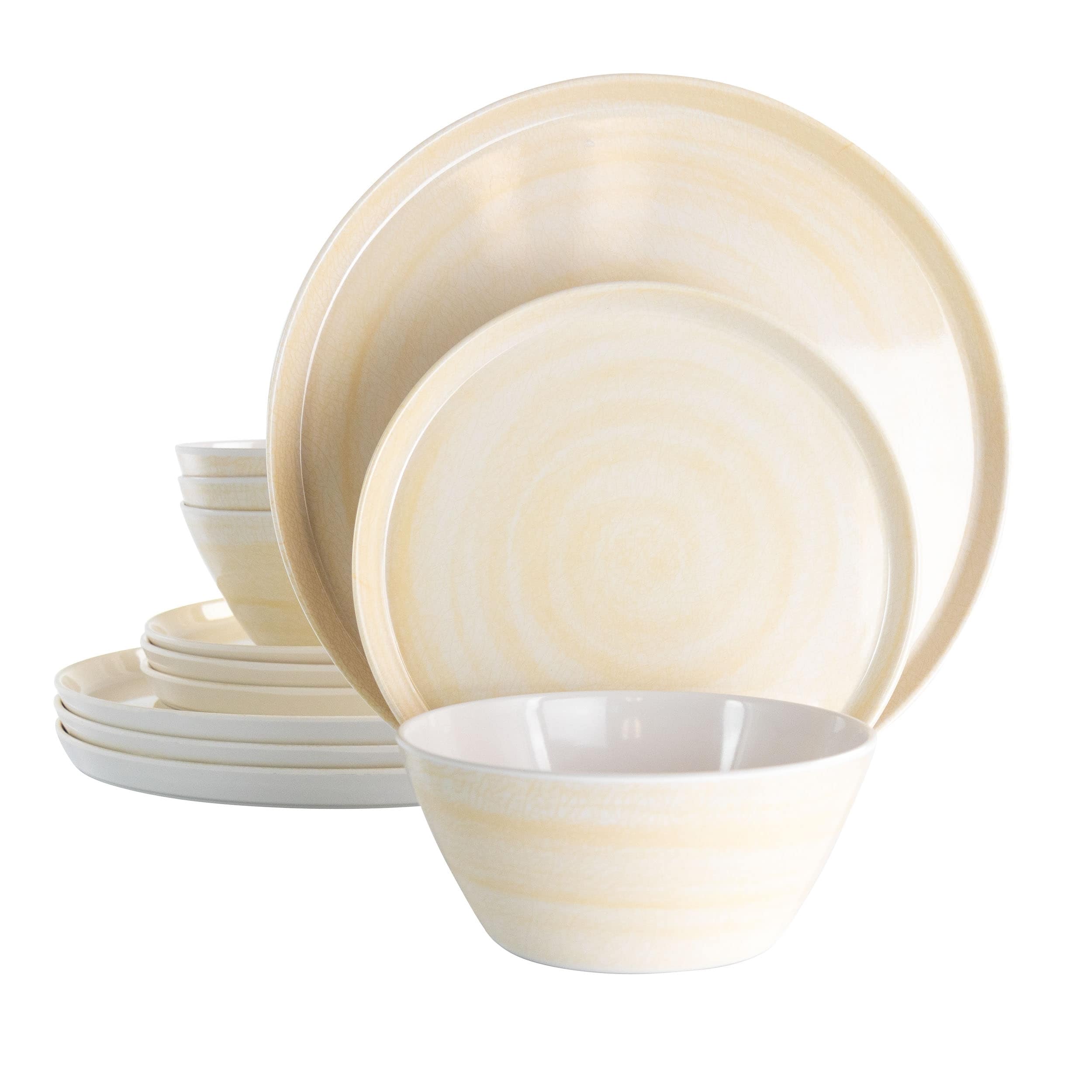 Exquisite Disposable Plastic Bowls - 40 Piece Party Pack - Plastic Soup  Bowls, 12 oz, Ivory