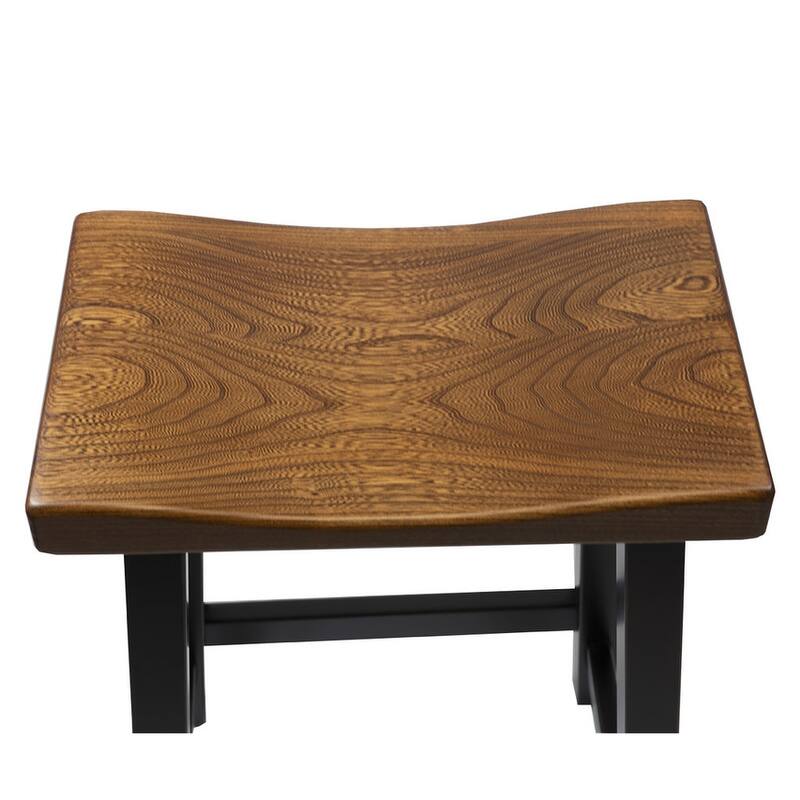 Amish Made Maple Urban Bar Stool with Elm Seat