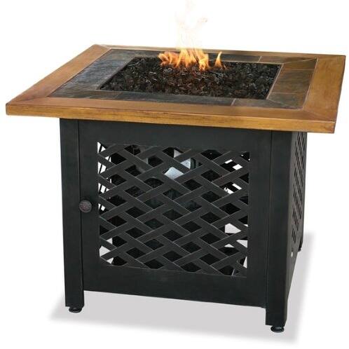 Shop Blue Rhino Gad1391sp Square Lp Gas Outdr Frbwl Slat