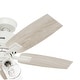preview thumbnail 15 of 19, Hunter Gatlinburg Ceiling Fan w/ LED Light Kit, Handheld Remote - Transitional- EASY INSTALLATION