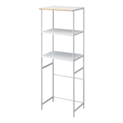 Yamazaki Home Storage Rack - Three Sizes, Steel, 67-Inch (Fridge), Holds 64.9 lbs, Adjustable