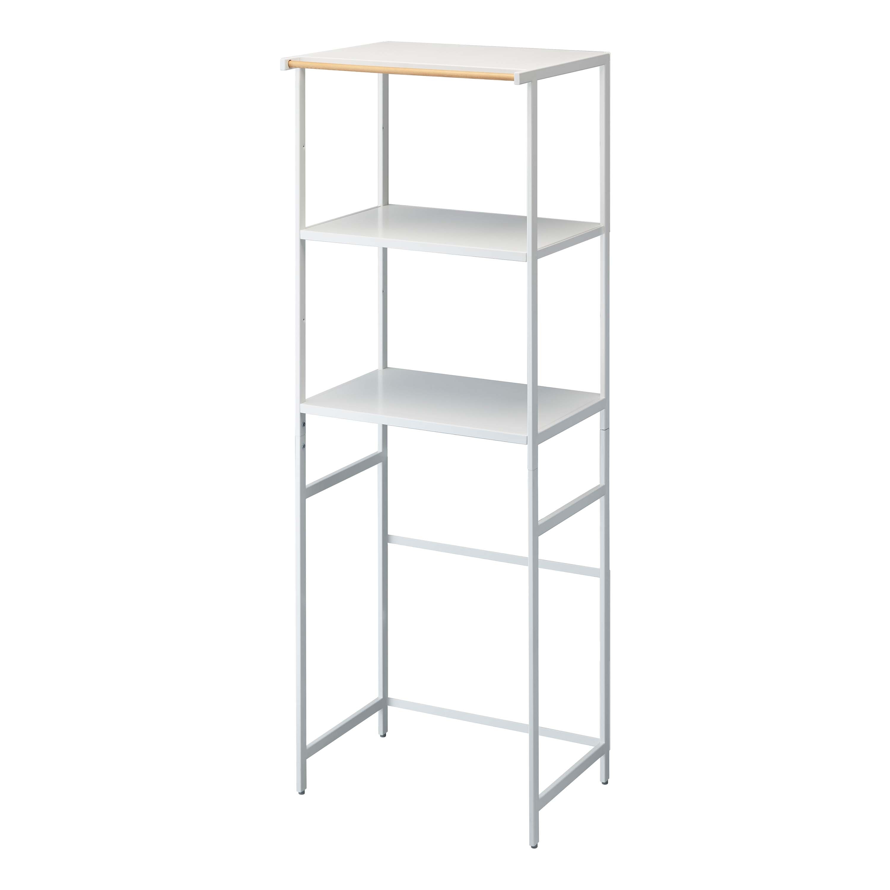 Yamazaki Home Storage Rack - Three Sizes, Steel, 67-Inch (Fridge), Holds 64.9 lbs, Adjustable