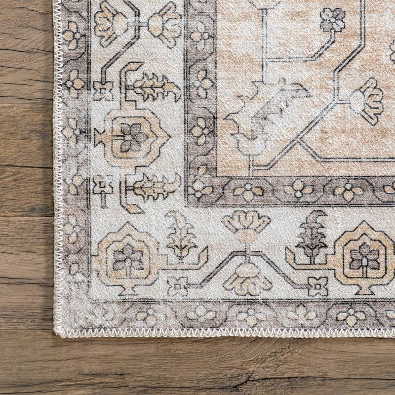 Nuloom Autumn SpinClean Vintage Machine Washable Area Rug