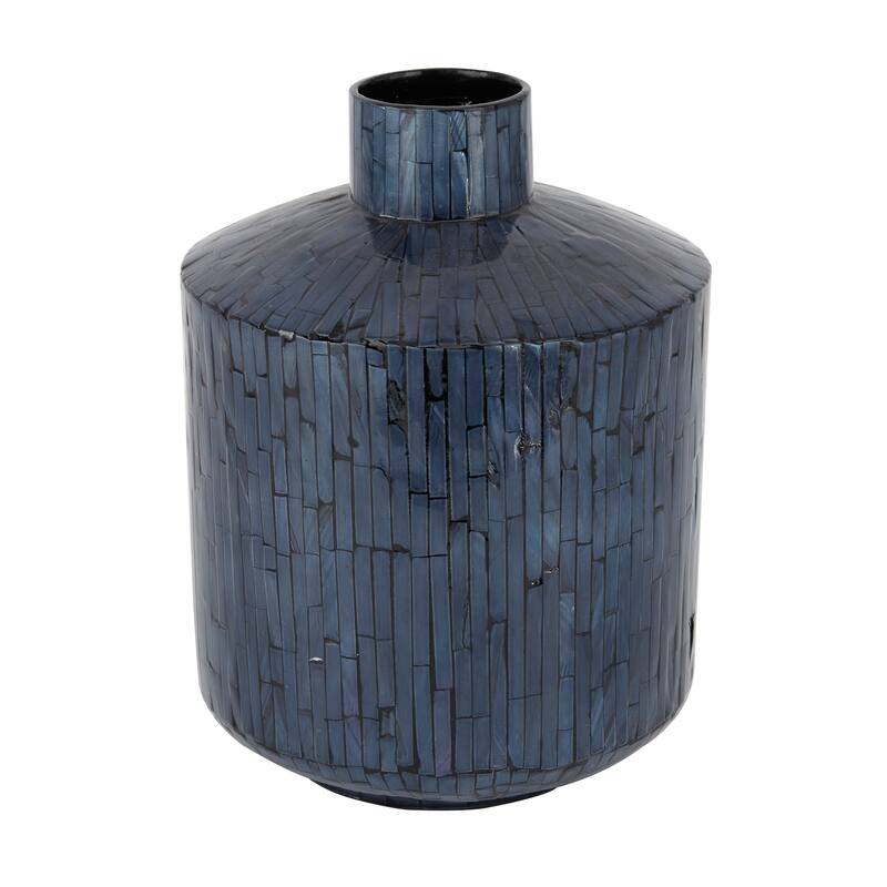 Blue Shell Contemporary Vase