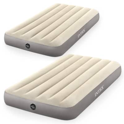 Intex Dura-Beam Standard Series Single Height Inflatable Airbed, Twin (2 Pack) - 5