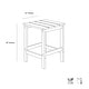 preview thumbnail 2 of 69, POLYTRENDS Laguna All Weather Poly Outdoor Side Table - Square
