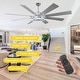 preview thumbnail 44 of 118, 20"/24"/72" Oaks Aura Cotti Low Profile Dimmable Smart Ceiling Fan with Lights 6-Speed Flush Mount Modern Remote