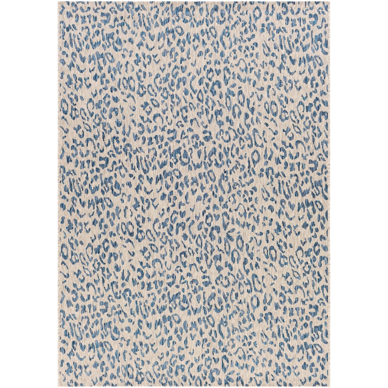 Livabliss Rowdie Indoor/ Outdoor Leopard Print Area Rug
