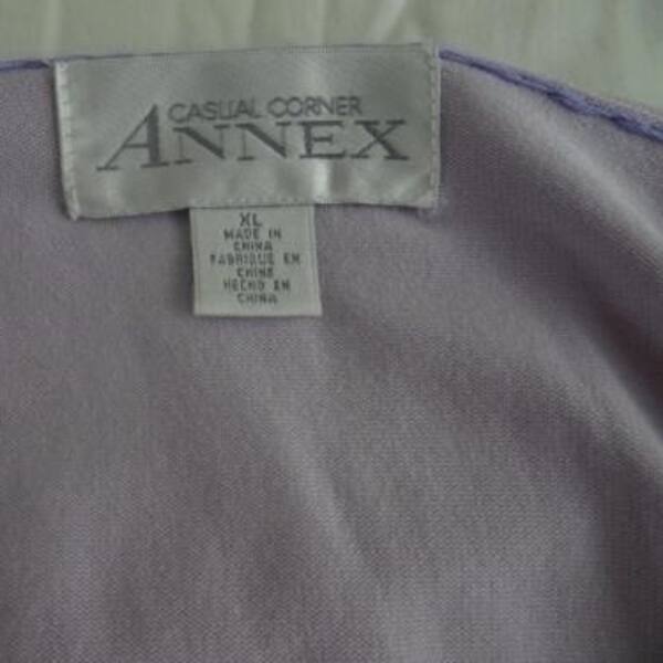 Shop Casual Corner Annex Cardigan Sweater Size Xl Light Purple