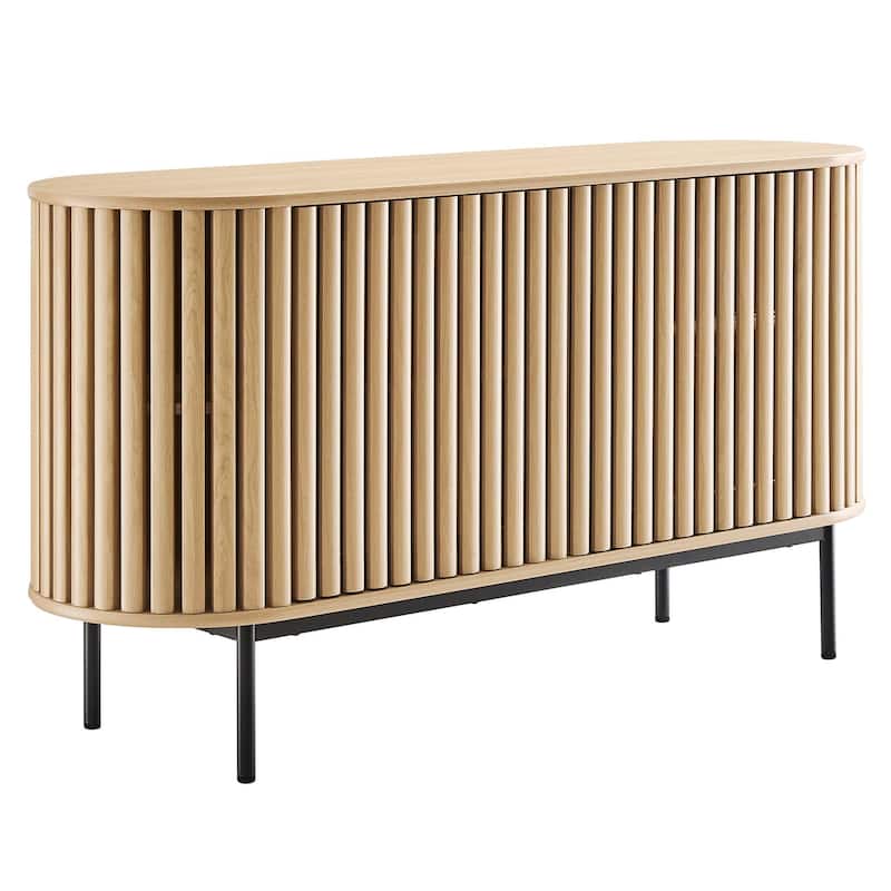 Fortitude 59" Oval Sideboard - Oak