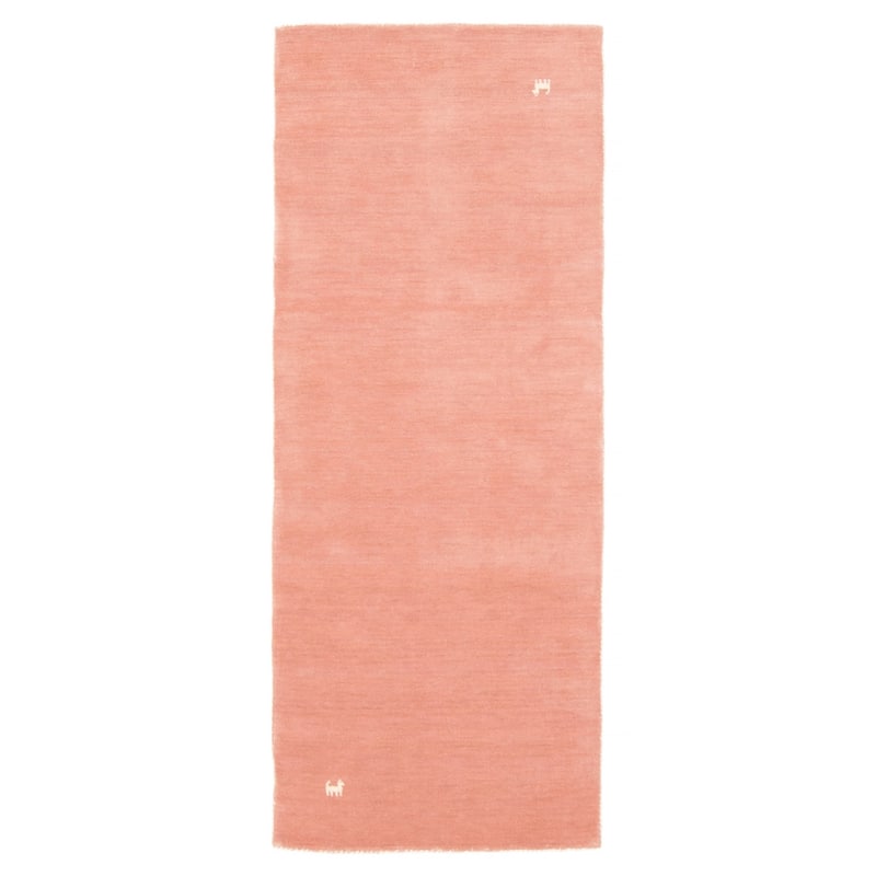Kashkuli Gabbeh Salmon Rug 2'7" x 6'6" - 2'7 x 6'6 - Salmon - 2'7 x 6'6