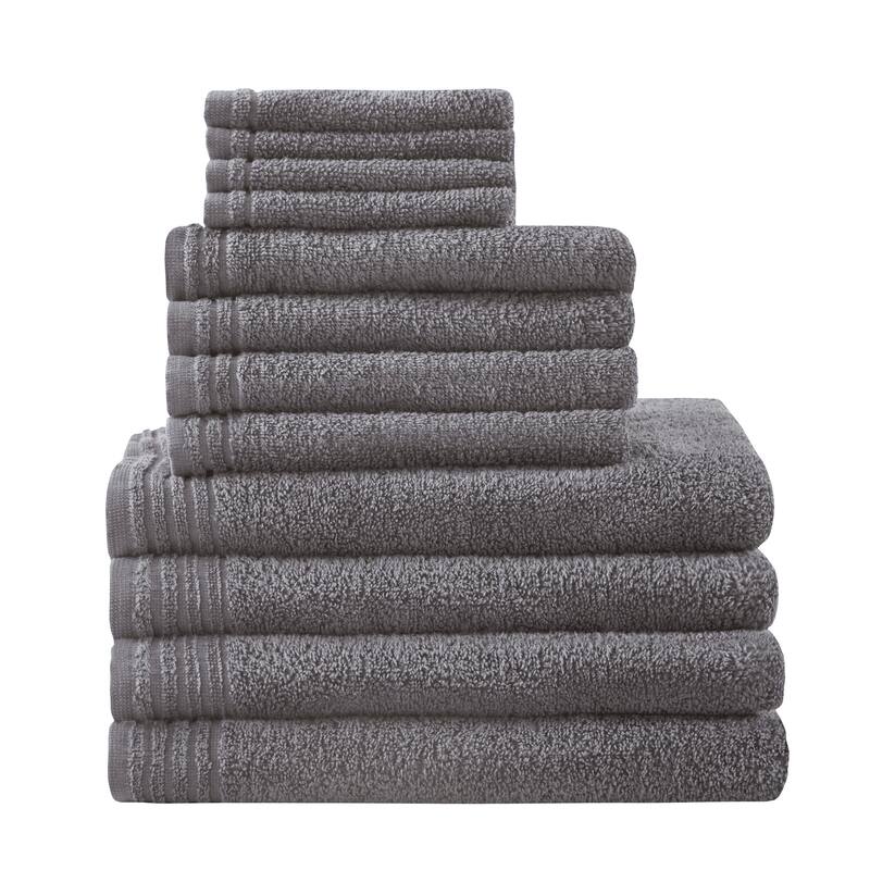 510 Design Big Bundle 100% Cotton Quick Dry 12 Piece Bath Towel Set
