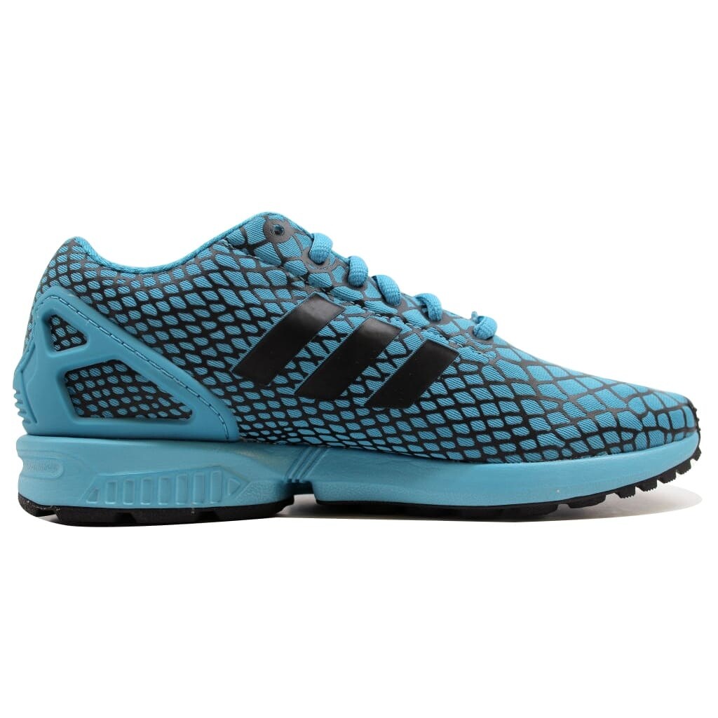 Adidas ZX Flux Techfit Core BlackBlanch Sea Blue S79066 Men's Adidas ZX Flux Techfit Core BlackBlanch Sea Blue S79066 Men's