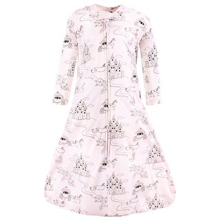 Hudson Baby Infant Girl Long Sleeve Cotton Jersey Sleeping Bag, Sack, Blanket, Fairytale Princess