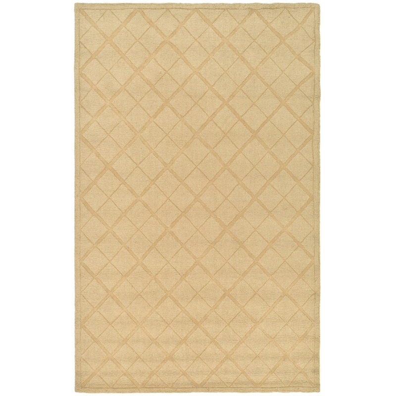 Martha Stewart by SAFAVIEH Argyle Wool Rug - 5' x 8' - Hickory