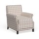 preview thumbnail 2 of 9, Safavieh Easton Tan Club Chair - 28.3" x 33.1" x 31.7"