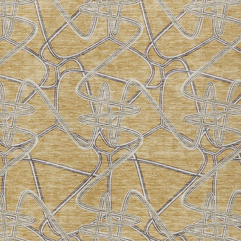 HomeRoots Geometric Contemporary Rectangle Outdoor Rug